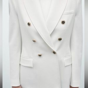 Zara New with tags white blazer coat